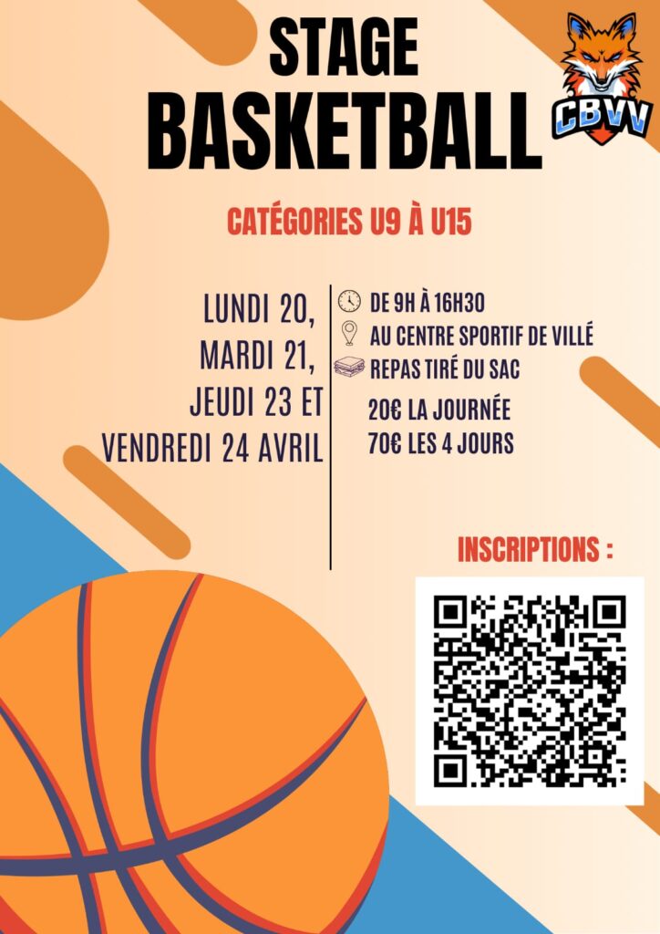 Stage de printemps - Club de Basket du Val de Villé